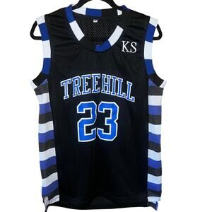 One Tree Hill Black Blue Ravens Scott Jersey #23 Size Small